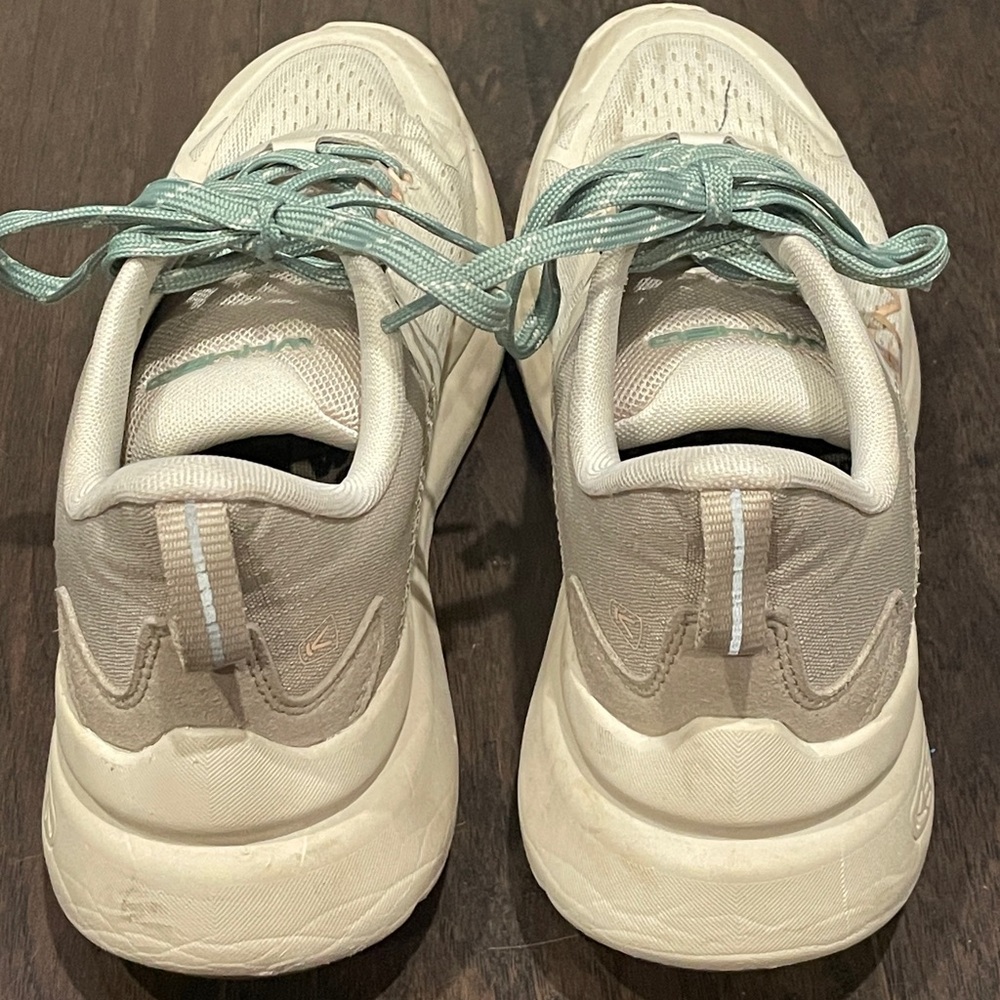 Women's KEEN WK450 walking shoes Birch/Peach Parfait 8 - Picture 5 of 7